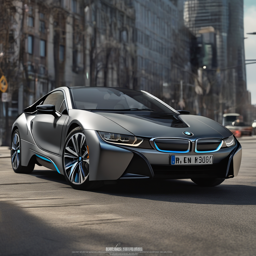 A photorealistic depiction of: bmw i8 cinematic tone ultra-detailed high-resolution.